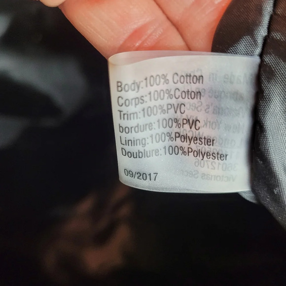 Victoria's Secret Sparkle Large Black Weekender Zippered Tote Bag - Picture 12 of 12